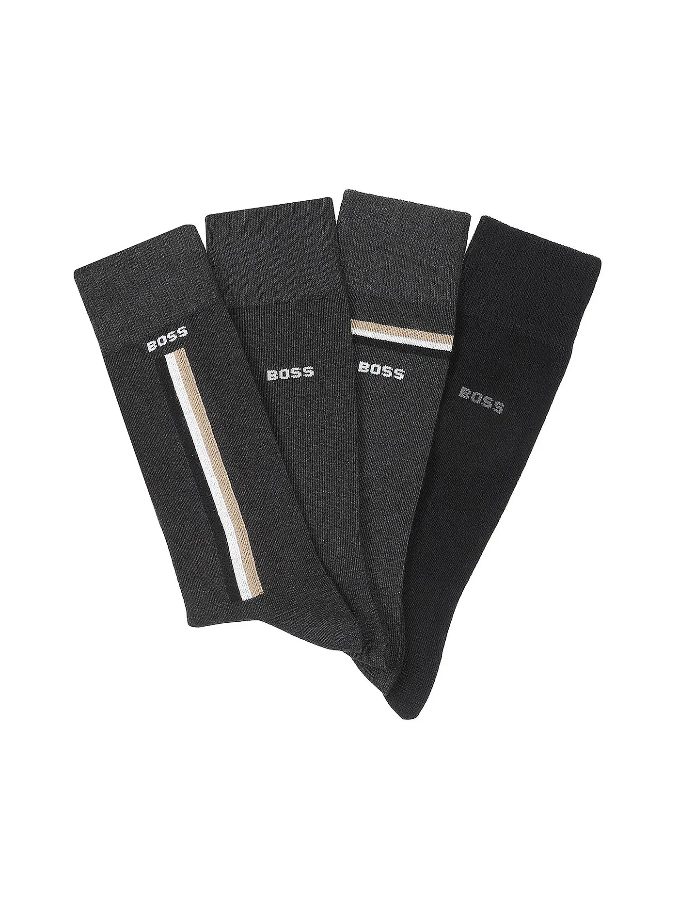 BOSS | Herren Geschenkset Socken 4er charcoal | 
